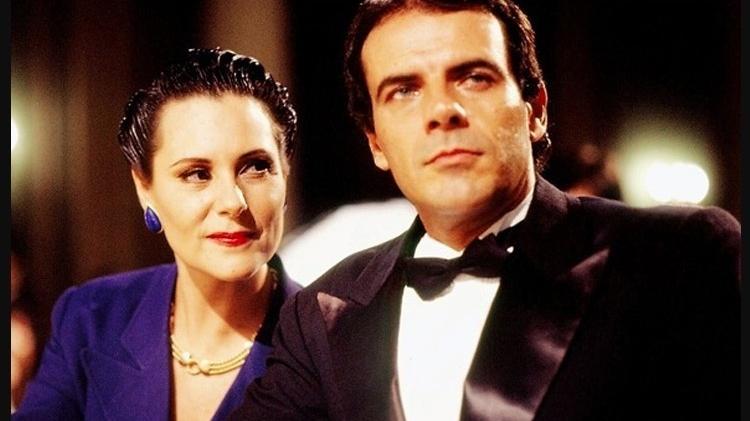 Em "Sex Appeal" (1993), Mário Gomes contracenou com Elizabeth Savala. Foram 36 anos de TV Globo - Divulgaçãoão/TV Globo - Divulgaçãoão/TV Globo