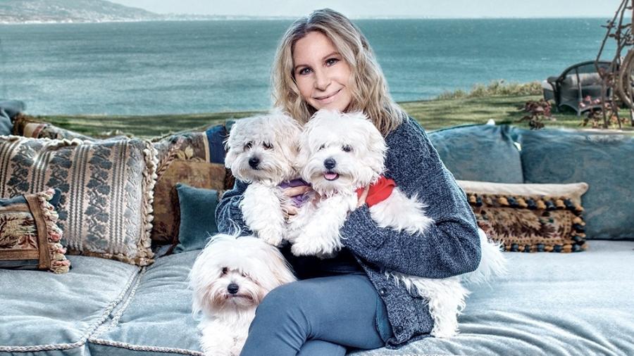 Barbra Streisand posa com duas cachorras -- duas das quais são clones -- para a revista "Variety" - Reprodução/Variety