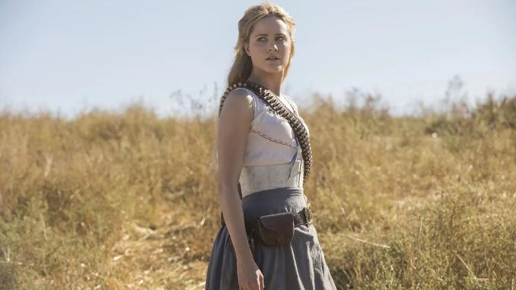 Evan Rachel Wood, a Dolores de "Westworld", em foto da segunda temporada - John P. Johnson/HBO - John P. Johnson/HBO