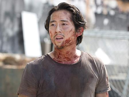 Steven Yeun como Glenn em "The Walking Dead" - Divulgação