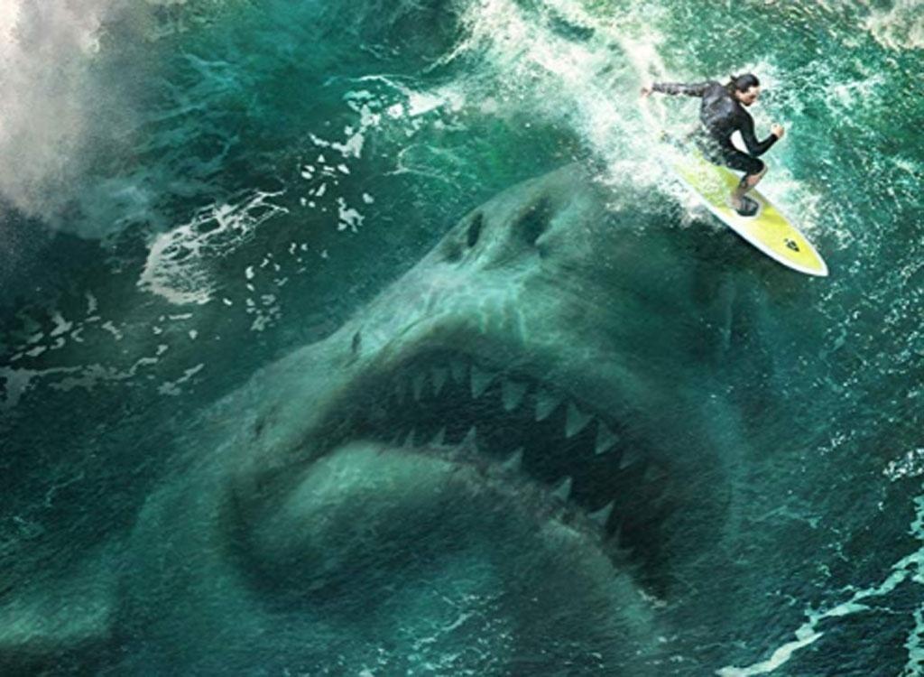 Cena de "Megatubarão" (2018) - Divulgação