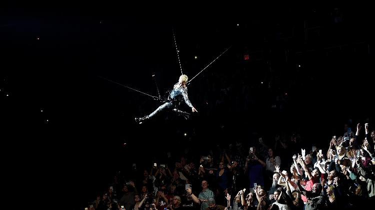 Pink voando - Kevin Mazur/Getty Images for Live Nation - Kevin Mazur/Getty Images for Live Nation