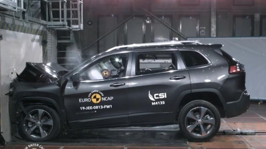 Teste Euro NCAP Jeep Cherokee - Divulgação