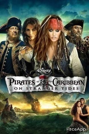 Johnny Depp não mudou muito em sua versão feminina de "Piratas do Caribe" - Divulgação
