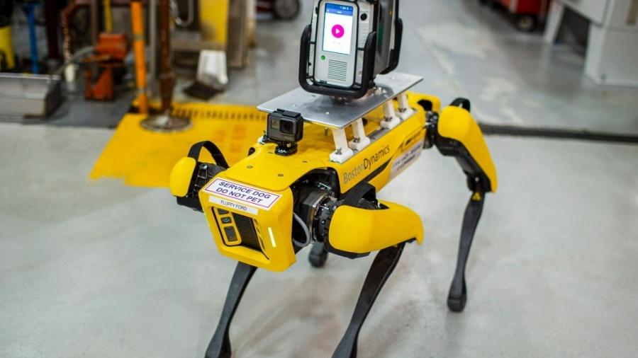 Cachorro-robô usado pela Ford em fábrica - Divulgação