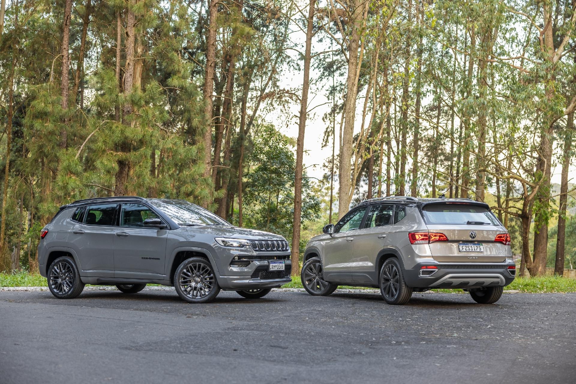 Volkswagen Taos x Jeep Compass qual é o melhor SUV médio?