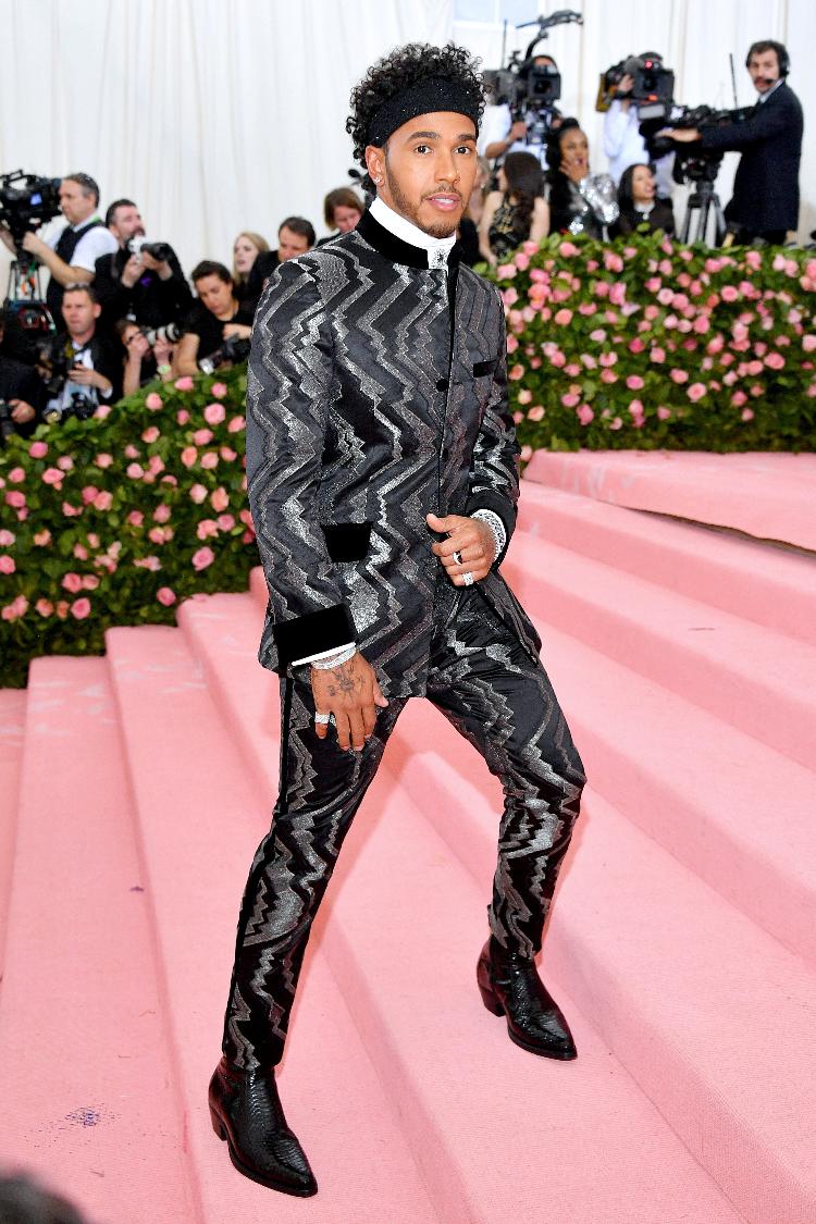 Lewis Hamilton no Met Gala 2019