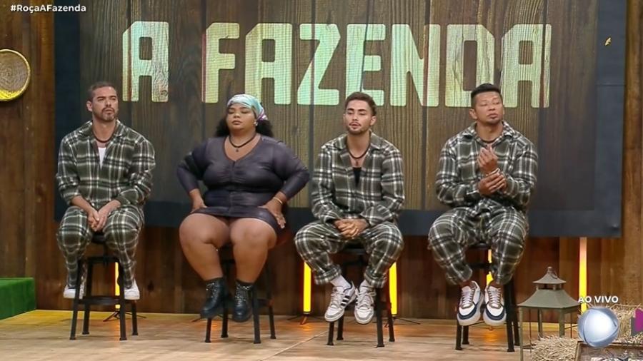 A Fazenda 16: Sidney, Flora, Gui e Gilsão estão na 11ª roça - Reprodução/PlayPlus