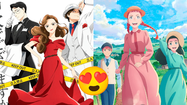 Animes 'Detetive da Mesa de Jantar' e 'Anne Shirley'