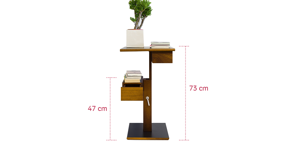 Uma boa saída em um apartamento pequeno é ter um móvel "mutável". Por exemplo, a peça Nuit, da Resource Furniture (www.resourcefurniture.com), é uma micro estante que se transforma em uma mesa de apoio quando a prateleira superior é recolhida. Prática, estilosa e adaptável - Divulgação/ Arte UOL