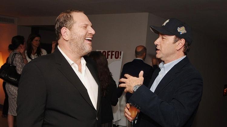 Harvey Weinstein e Kevin Spacey reunidos em evento - Reprodução - Reprodução