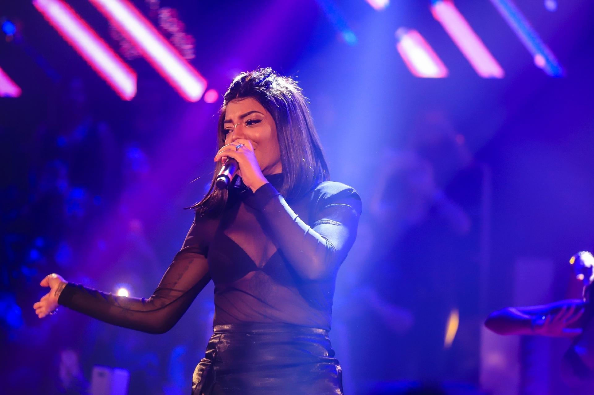 Ludmilla no "Caldeirão de Ouro" - Paulo Belote/TV Globo