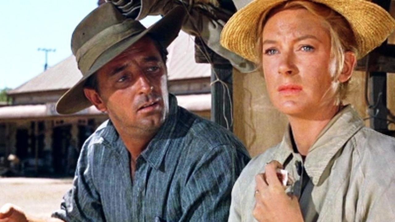 Deborah Kerr e Robert Mitchum em cena de "Peregrinos da Esperança" (1960) - Reprodução