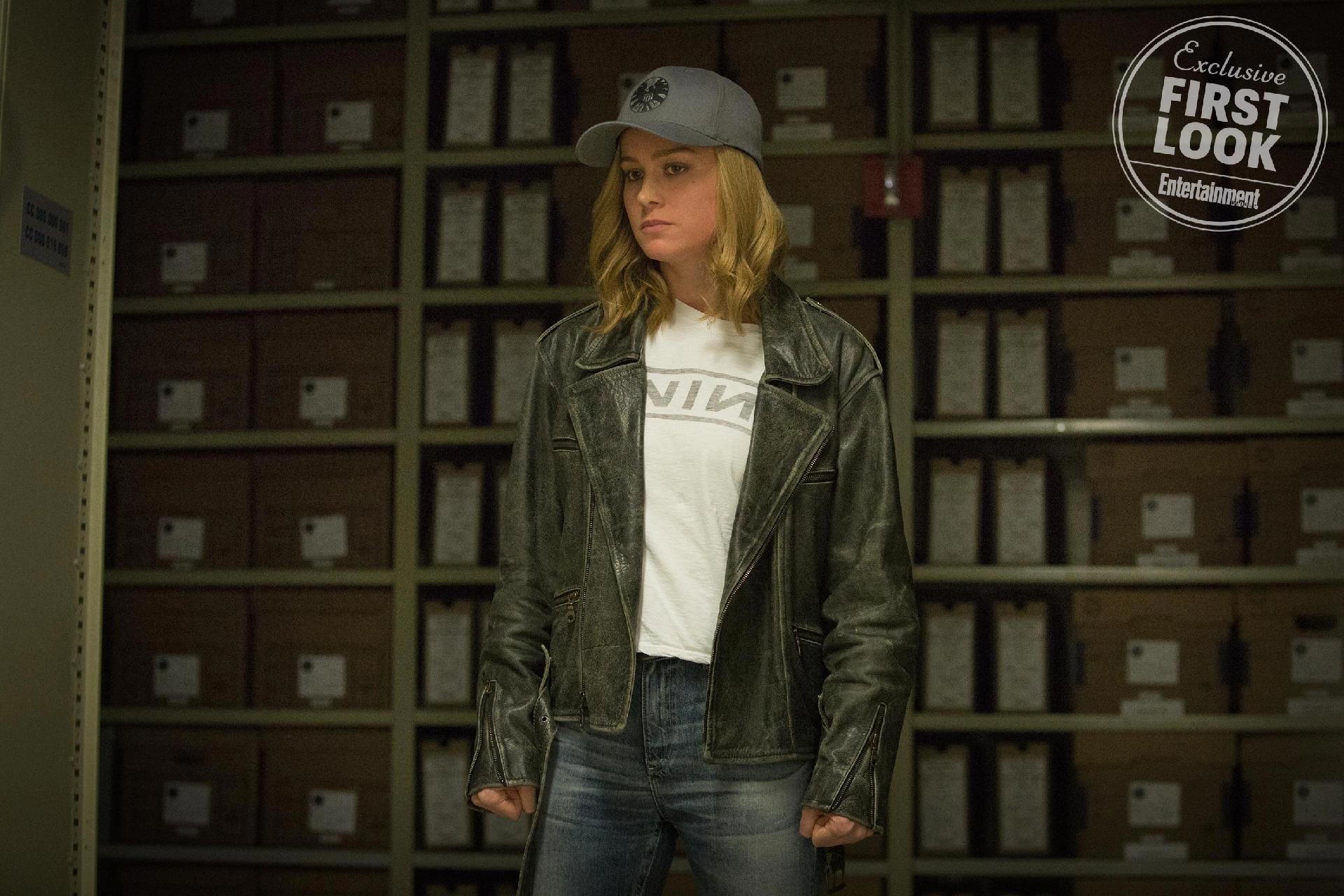 Brie Larson sem o uniforme da Capitã Marvel; filme será lançado em 14 de março de 2019 - Reprodução/Entertainment Weekly
