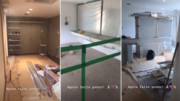 Marina Ruy Barbosa mostra closet, camarim e quarto em reforma na nova mansão - Reprodução/Instagram - Reprodução/Instagram