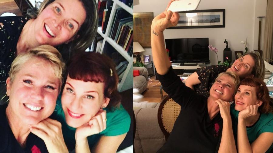 Xuxa reencontra as ex-paquitas Andrea Veiga e Luise Wischermann  - Reprodução/Instagram