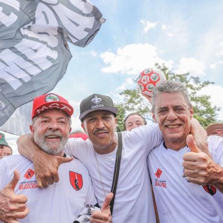 Lula, Mano Brown e Chico Buarque em dezembro de 2017 - Ricardo Stuckert - Ricardo Stuckert