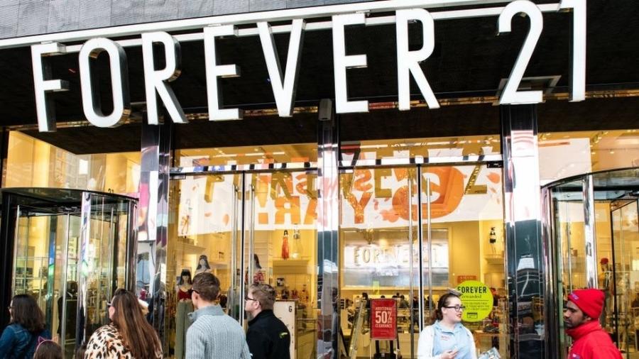 Forever 21 estará fechando suas lojas no Brasil devido a problemas econômicos - Getty Images
