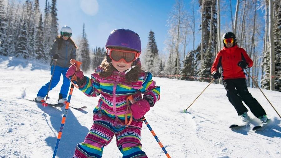 Park city tem estações de esqui com opções desde atividades para crianças e iniciantes a pista para profissionais - Divulgação