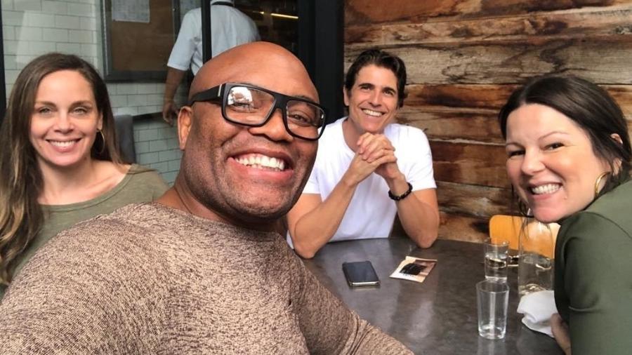 Gianecchini viajou a Los Angeles e passeou com Anderson Silva - Reprodução/Instagram
