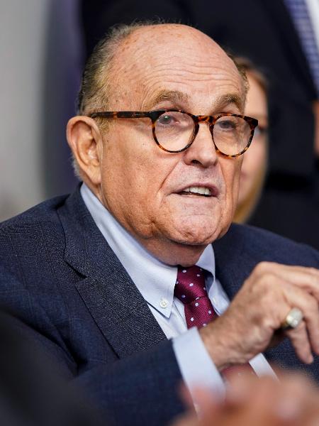 27.09.2020 - Rudy Giuliani pressionou o governo ucraniano para investigar conspirações sobre Biden  - Joshua Roberts/Getty Images