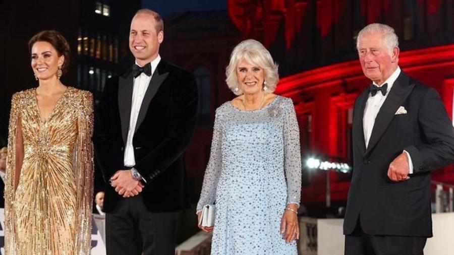 Família Real: Kate Middleton, príncipe William, Charles e Camilla - Reprodução/Instagram