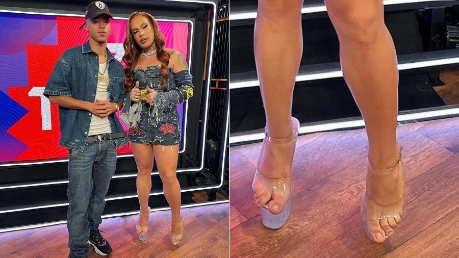 TVZ: Glória Groove vira alvo de piadas por sandália apertada em programa - Reprodução/Instagram