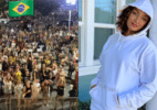 Coreógrafa de Madonna grava fãs em frente ao Copacabana Palace (Foto: Reprodução/Instagram)