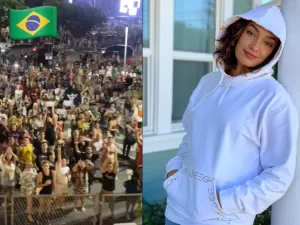 Coreógrafa de Madonna grava fãs em frente ao Copacabana Palace