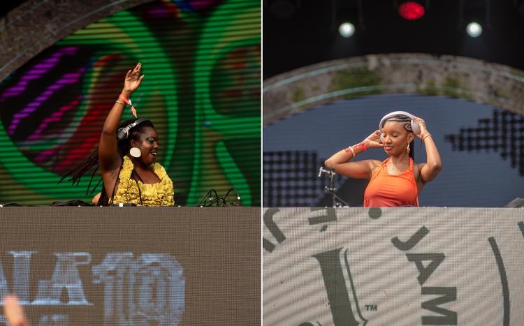 As DJs Odara Kadiegi e Afreekasia se apresentam na tarde de sábado (7) no Coala Festival 2024