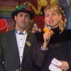 Sérgio Mallandro no "Xou da Xuxa" em 1991 - Reprodução - Reprodução