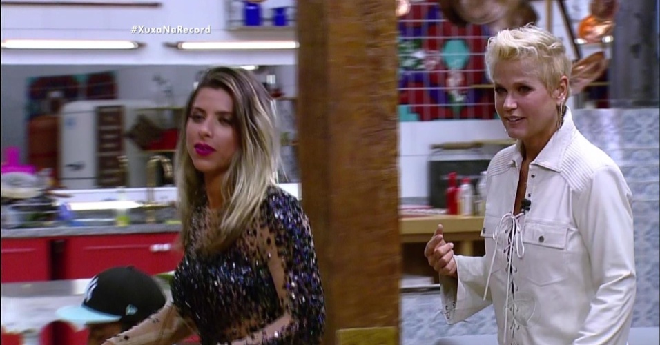 7.dez.2015 - Os peões estavam contando com a festa, e não com a visita de Xuxa no programa