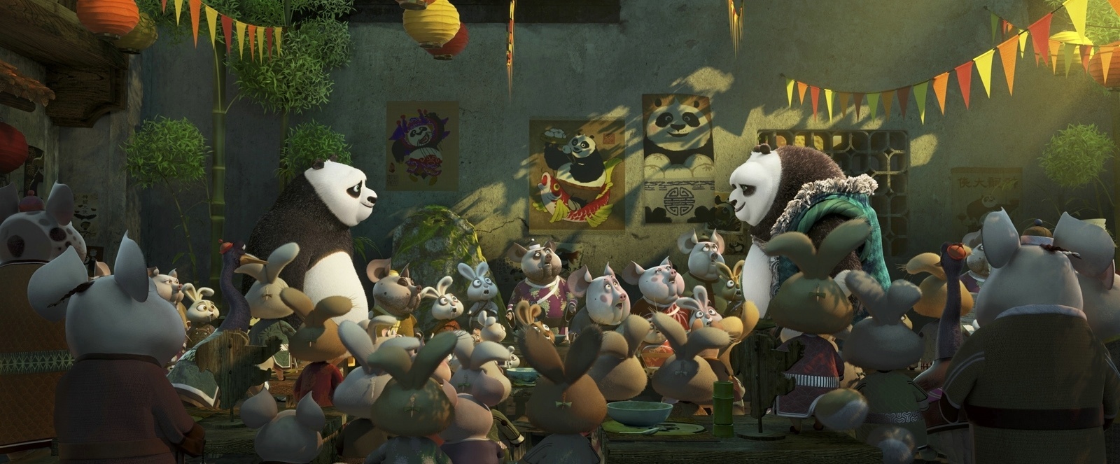 Cena do filme "Kung Fu Panda 3" - Divulgação