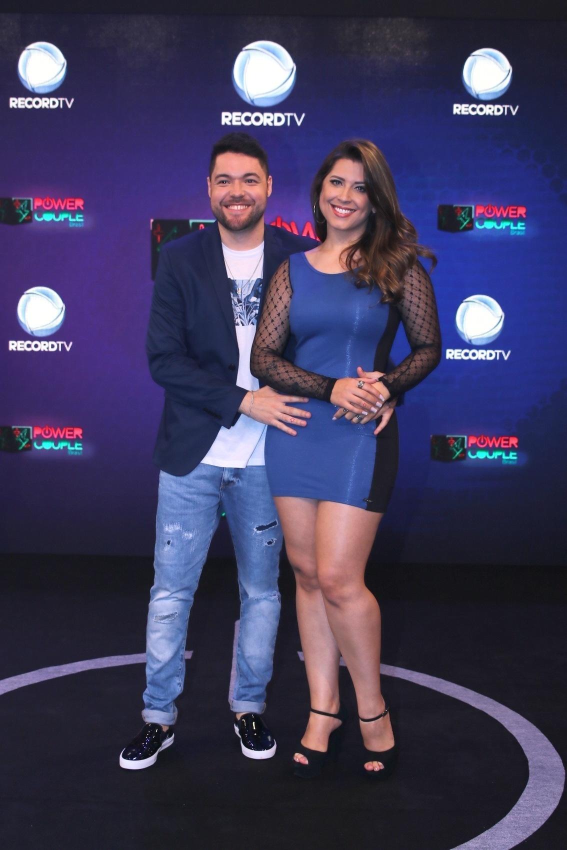 Os ex-BBBs Nasser Rodrigues e Andressa Ganacin - Thiago Duran/AgNews