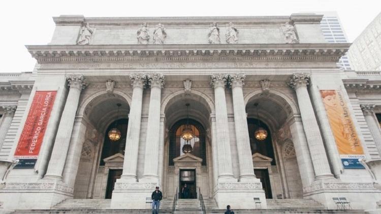 Fachada da Biblioteca Pública de Nova York - Getty Images - Getty Images