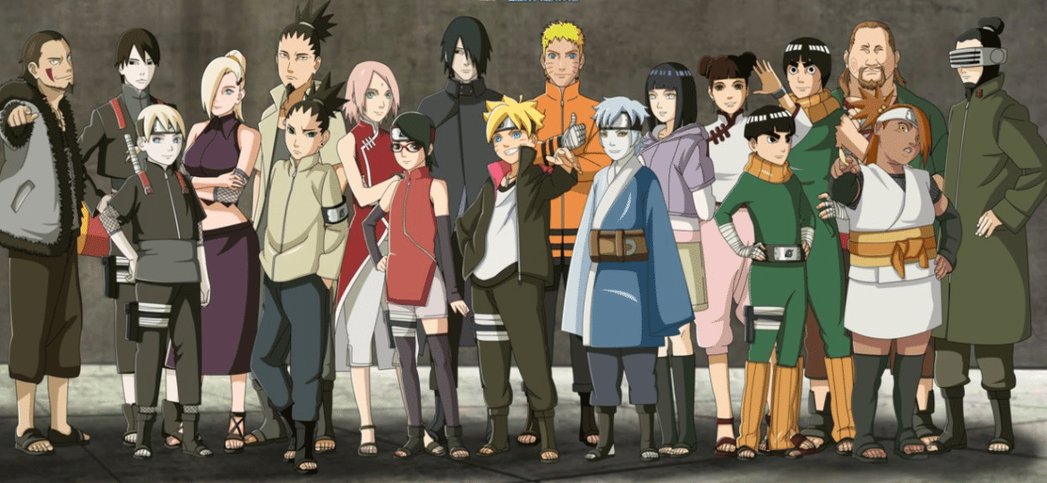Sequência de "Naruto", "Boruto" conta a história da nova geração de ninjas da Vila Oculta da Folha e traz diversos personagens inéditos - Reprodução
