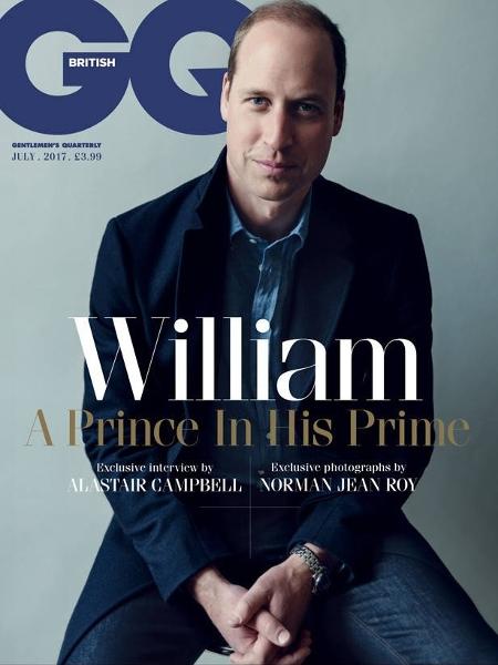 Príncipe William posa na capa da edição britânica da revista "GQ" - Divulgação - Divulgação