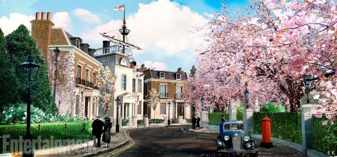 Cena de "Mary Poppins Returns", remake do clássico filme da Disney - Reprodução/Entertainment Weekly