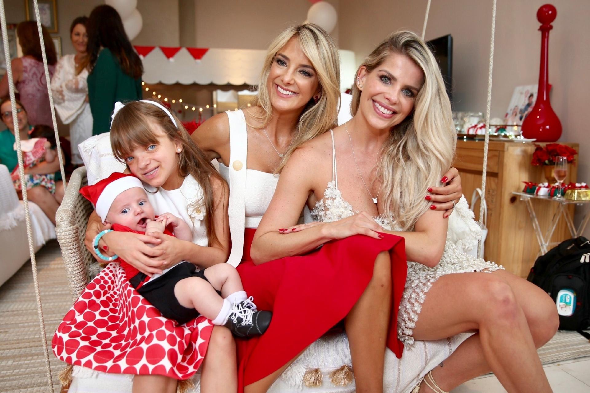 Enrico Bacchi, Rafinha Justus, Ticiane Pinheiro e Karina Bacchi - Manuela Scarpa/Brazil News