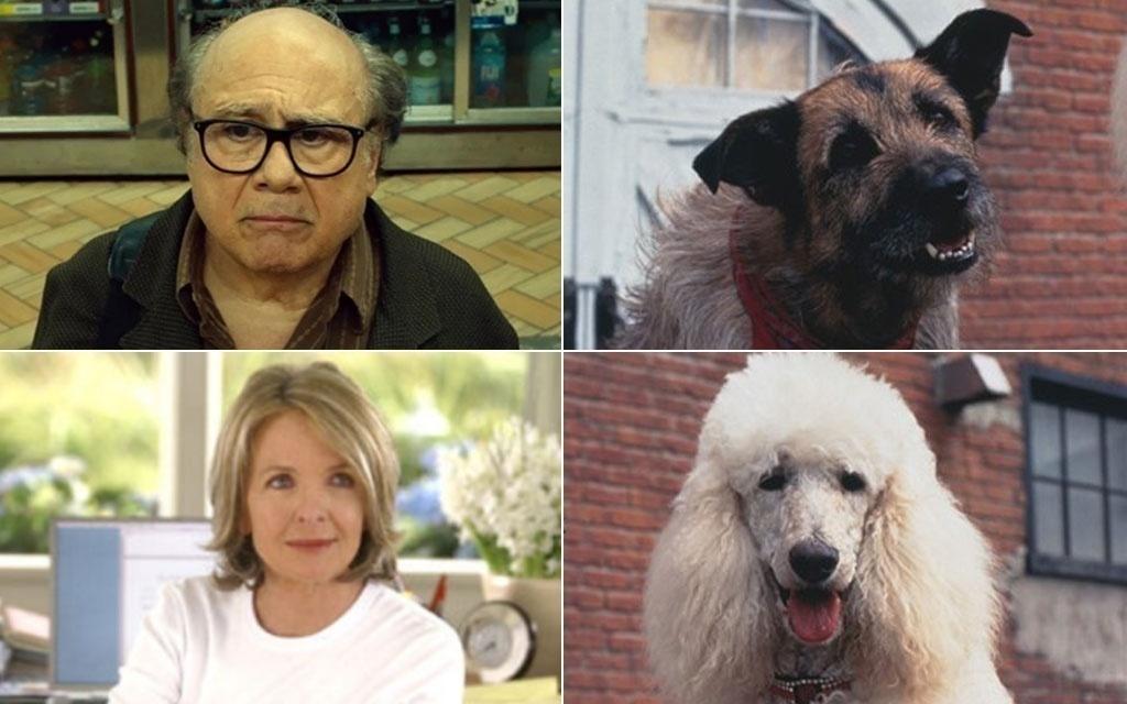 Danny DeVito e Diane Keaton dublaram as vozes dos cães Rocks e Daphne "Olha Quem Está Falando Agora" (1993) - Reprodução