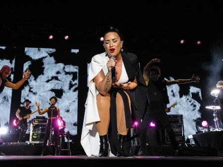 Demi Lovato se apresenta no Rock in Rio Lisboa 2018 - Divulgação