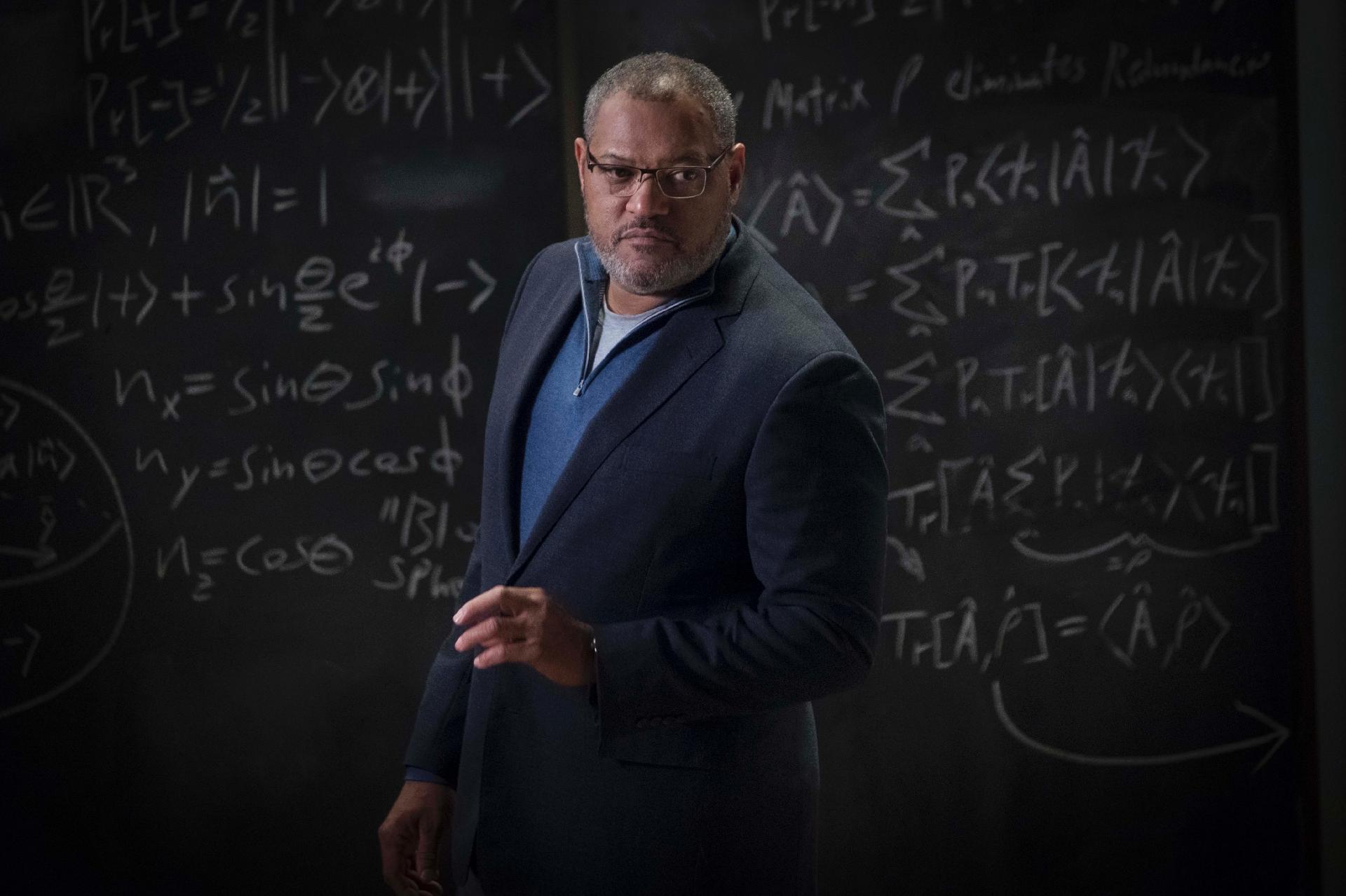 Lawrence Fishburne em cena do filme  "Homem-Formiga e a Vespa" - Marvel Studios