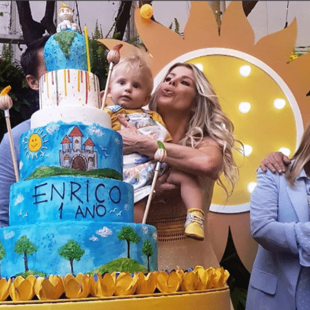 Karina Bacchi comemora 1 ano do filho, Enrico - Reprodução/Instagram/espacotragaluzs