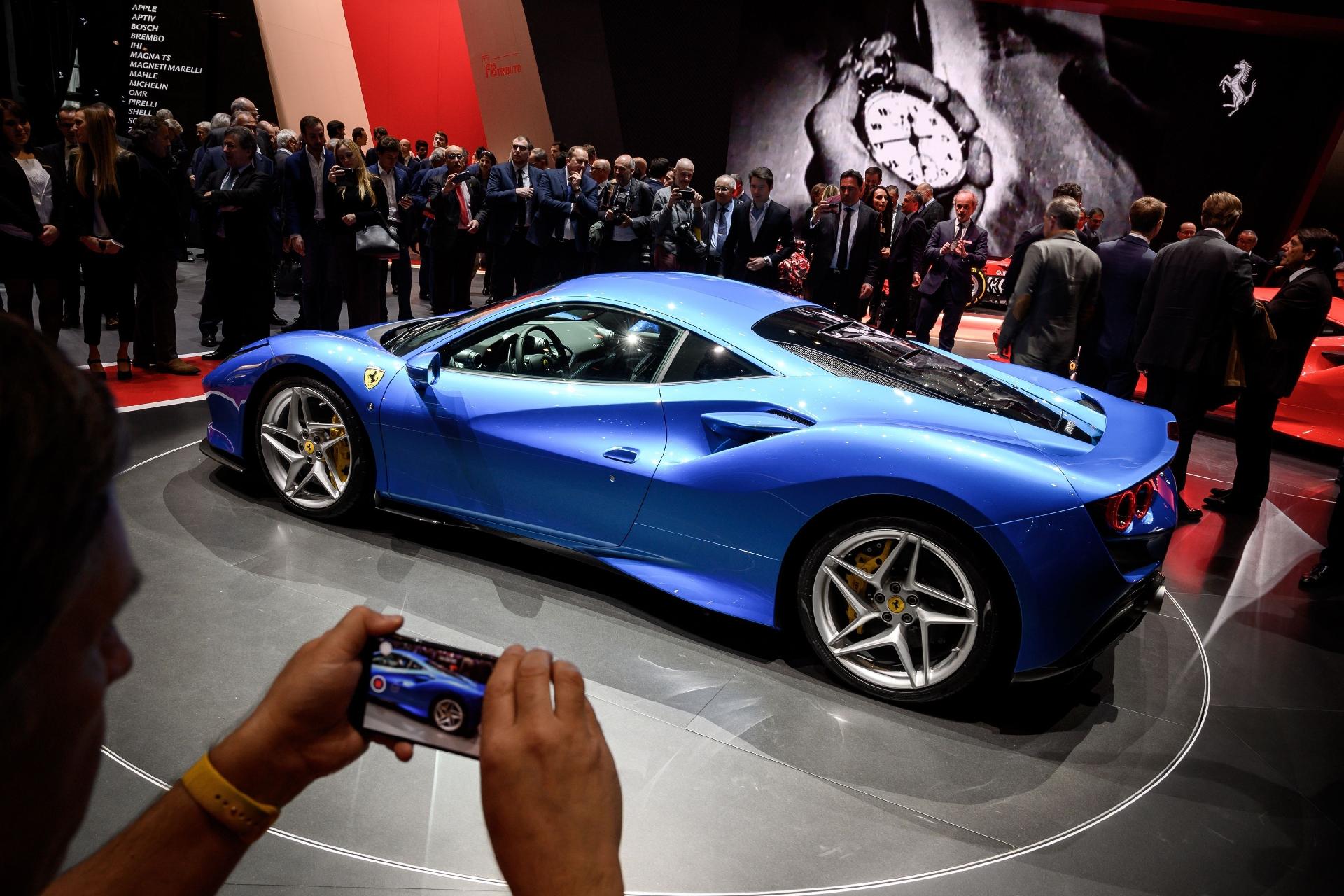 Ferrari F8 Tributo - Fabrice Coffrini/AFP