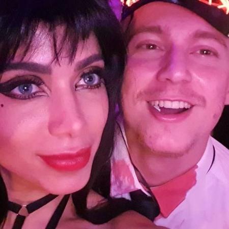 Anitta e PK na festa de Halloween da cantora - Reprodução/Instagram - Reprodução/Instagram