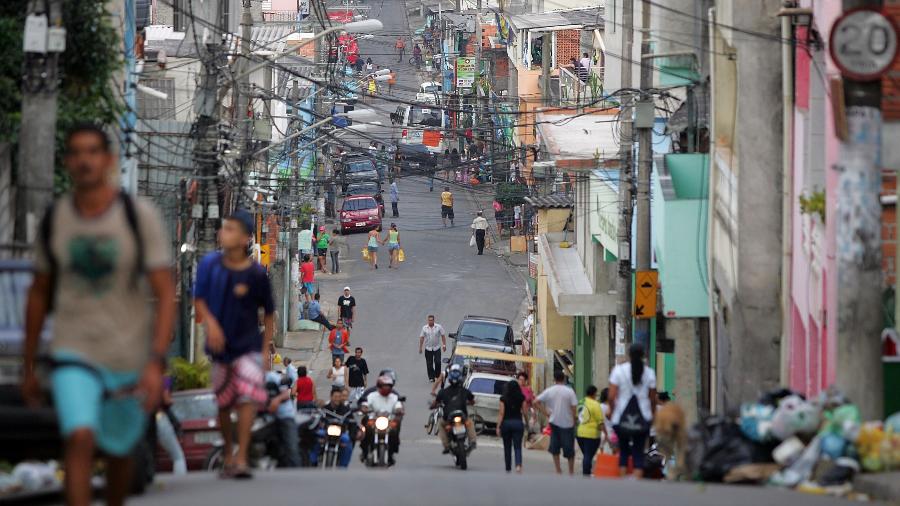 A comunidade de Paraisópolis, localizada no bairro do Morumbi, em São Paulo - JOSÉ PATRÍCIO/AE