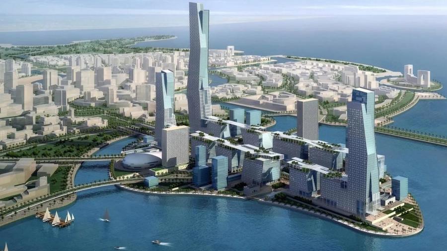 Projeto da cidade saudita de Neom - Divulgação