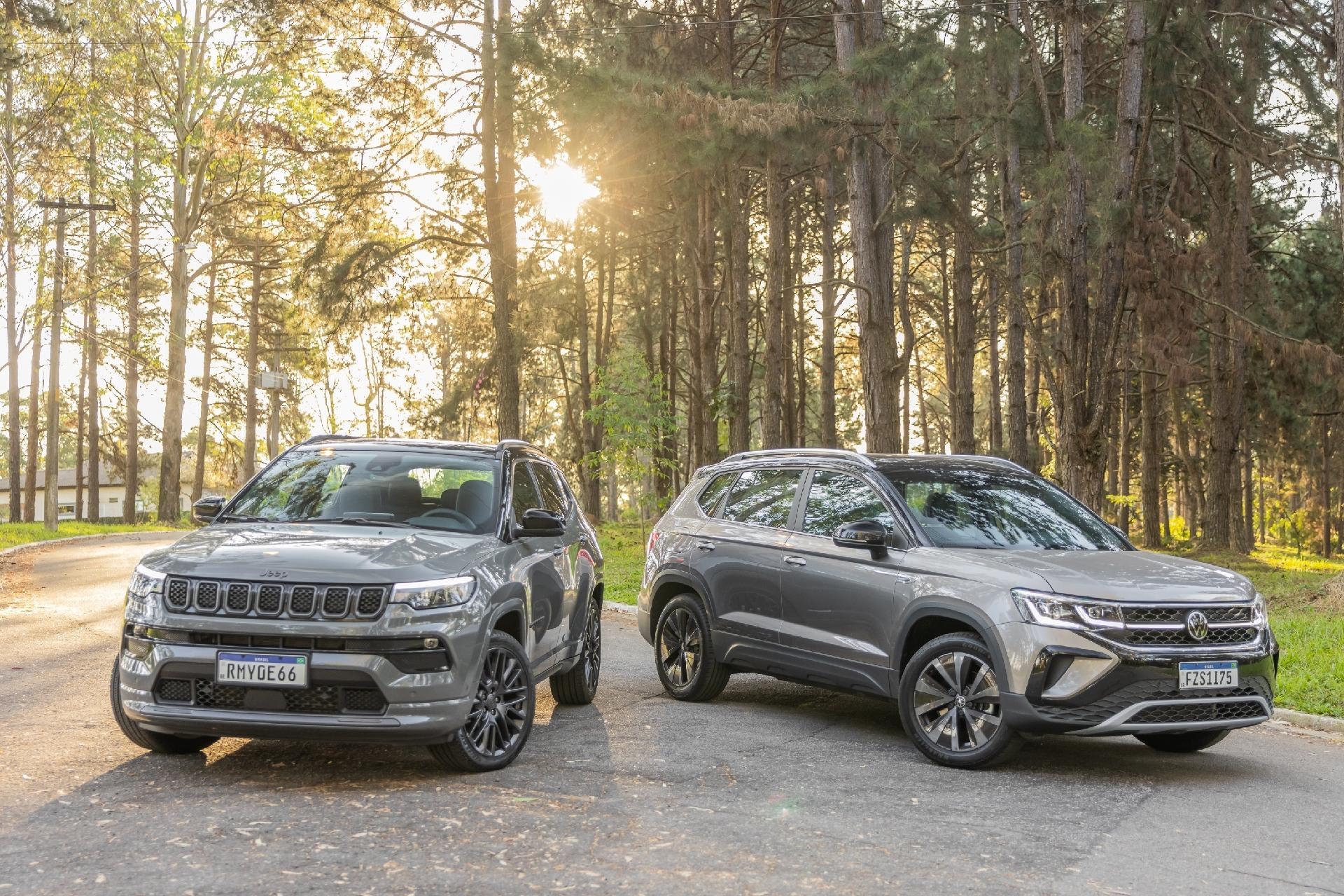 Volkswagen Taos x Jeep Compass qual é o melhor SUV médio?