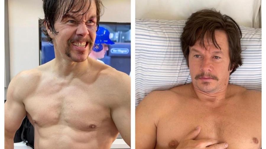Mark Wahlberg mostrou mudança física após engordar para novo filme - Reprodução: Instagram