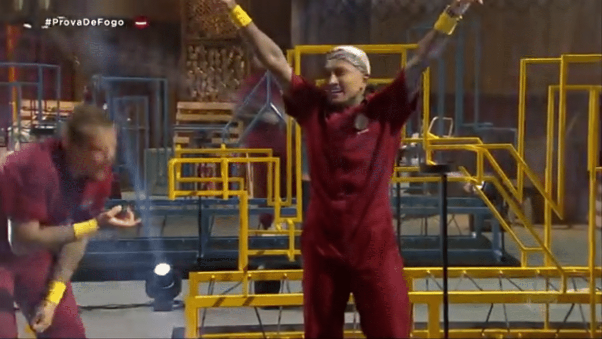 A Fazenda 2021: Dynho Alves vence a prova de fogo - Reprodução/Playplus